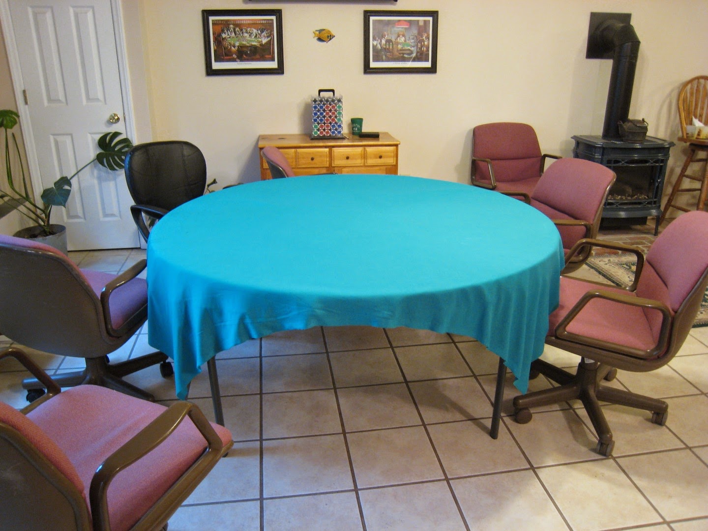 World Of Karen Do It Yourself 5 Plastic Folding Poker Table Cover