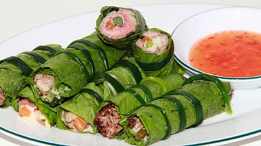 Bò cuốn lá cải