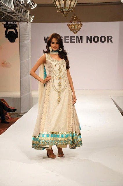 Best Waseem Noor Half-formal Girls Dresses Collection 2013