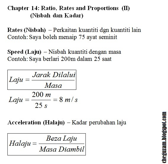 Soalan Matematik Tingkatan 2 Laju Dan Pecutan - Kecemasan s