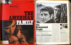 Jack Baker and Michael McConnell shown in story on gay marriage in Look magazine Jan. 26, 1971, p. 69 (yes, that is the real page number)