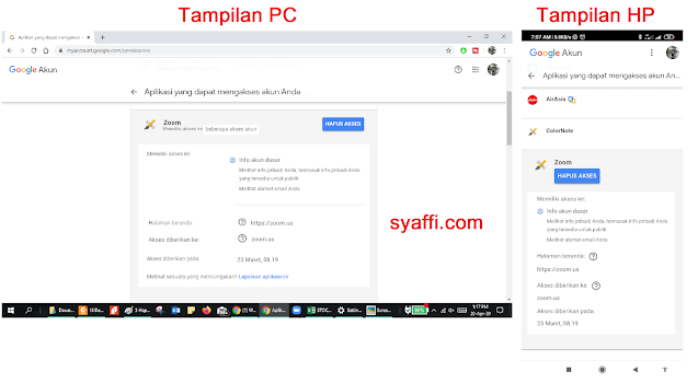 Cara Hapus Akses Zoom Hapus Akses Aplikasi Pihak Ketiga dari Gmail Kita