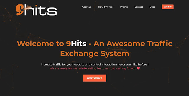 9Hits automatic traffic exchange thousands of visits per day 