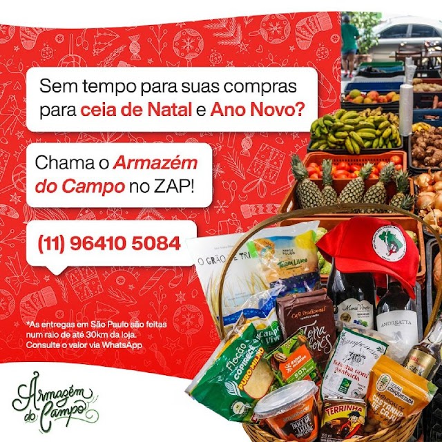 Horários de funcionamento  do Armazém do Campo e como fazer compras