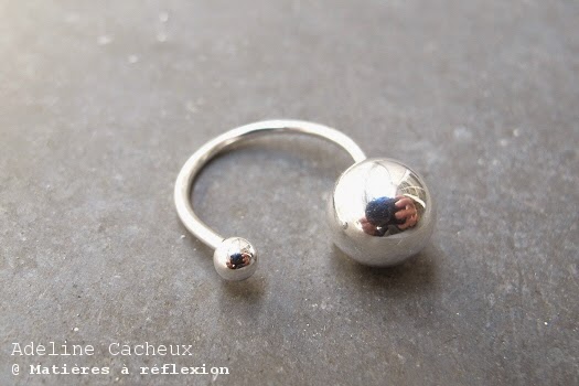 Bague Adeline Cacheux bulles argent