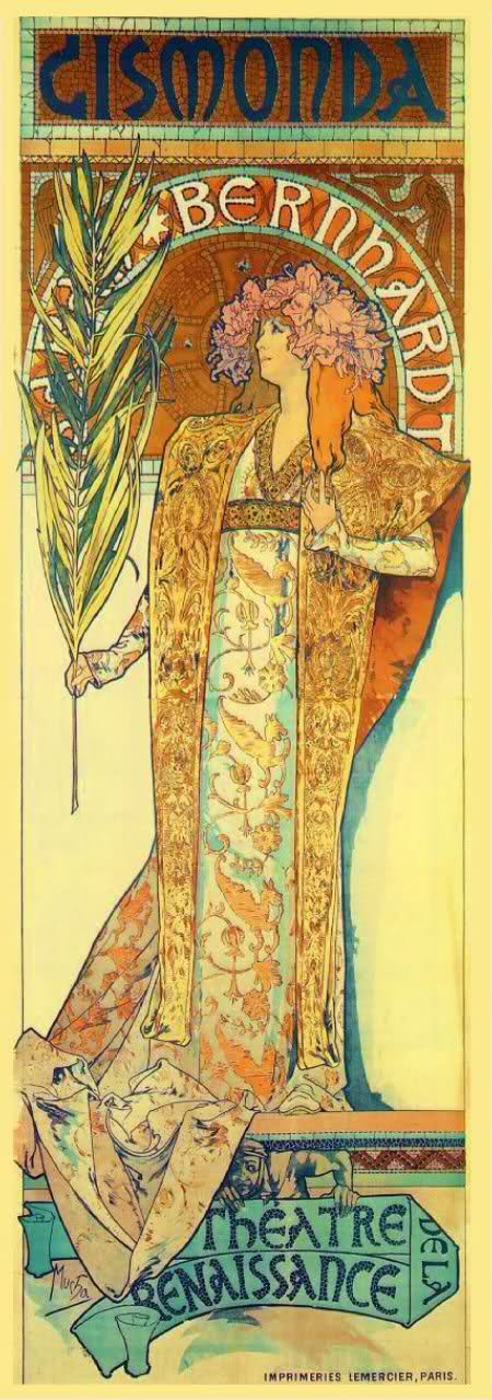 Sarah Bernardt mucha cismonda