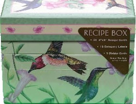 hummingbird recipe box