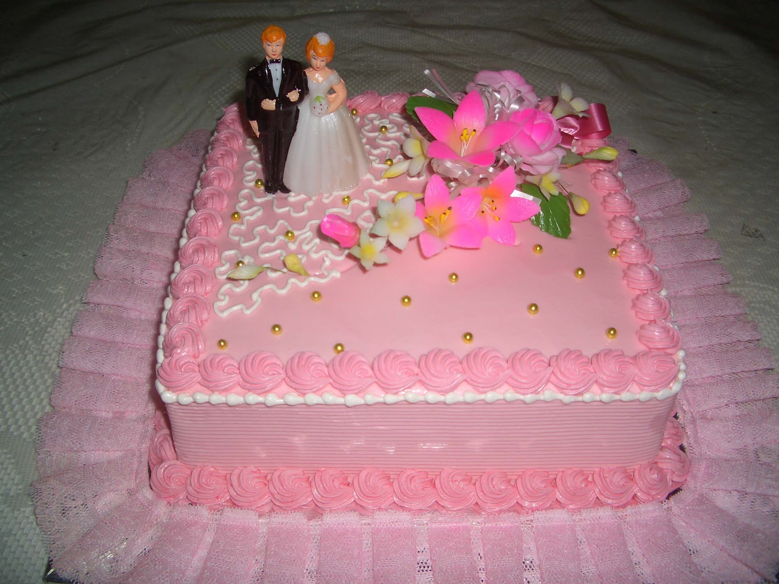 Orchid Cake Anniversary Cake Kue  Tart dgn hiasan  Pengantin  