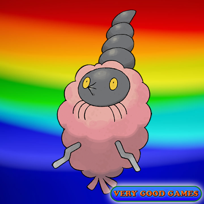 Pokemon Burmy in Trash Cloak - creatures of the fourth Generation, Gen IV in the mobile game Pokemon Go