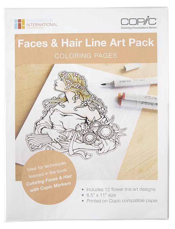 Download I Like Markers: New Coloring Faces & Hair Book