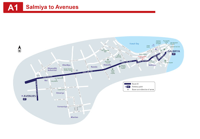 City Bus Route A1