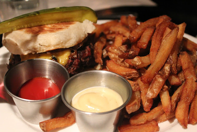 Burger at Russell House Tavern, Cambridge, Mass.