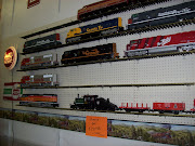. indoor display and an even larger outdoor display of operating trains.