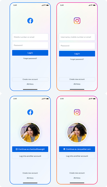 تعمل ميتا على تسهيل التبديل بين الحسابات وإنشاء حسابات وملفات تعريف جديدة على فيسبوك و إنستغرام