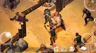 Screenshots of the Desert storm: Zombie survival for Android Smartphone, tablet.