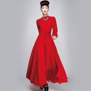 Model Dress Panjang ala Korea