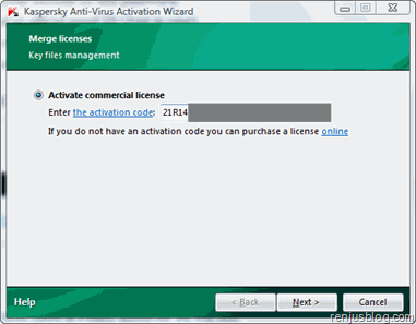 kav 2010 
antivirus activation wizard