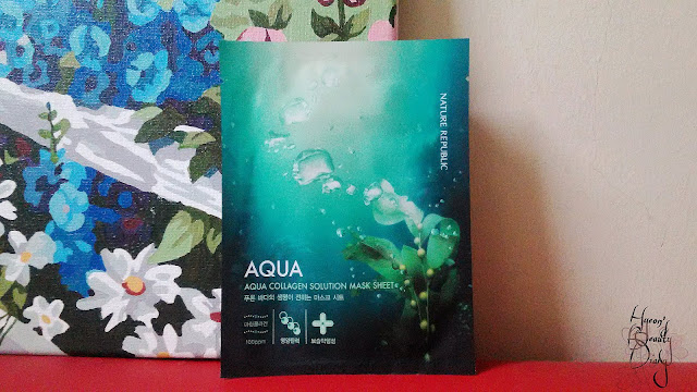 Review; Nature Republic's Aqua Collagen Solution Mask Sheet