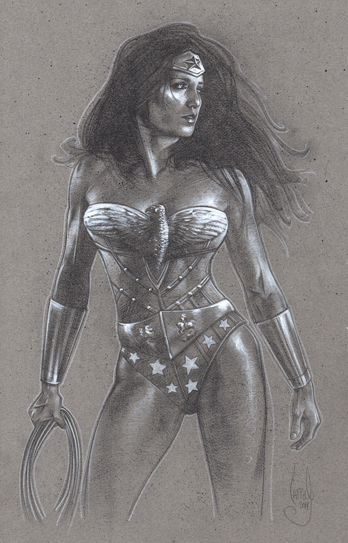 Wonder Woman Art © Jeff Lafferty 2014