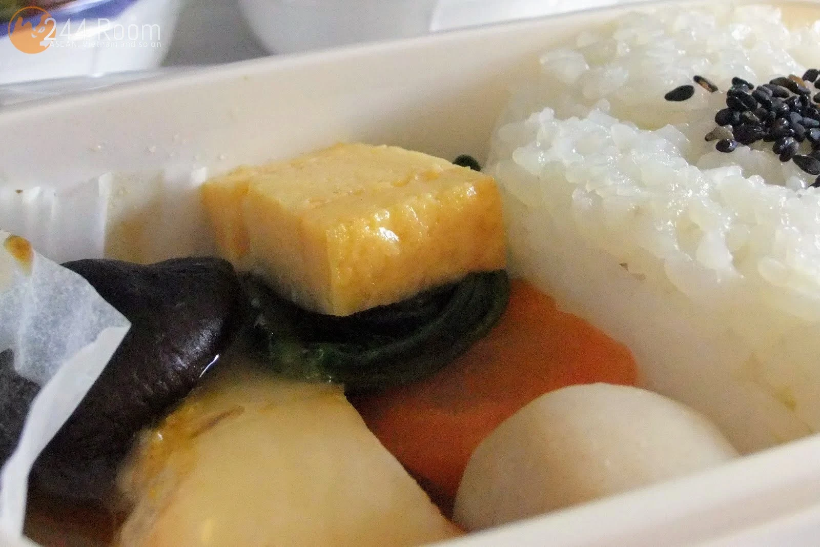 JAL Flight 002 meal 機内食2