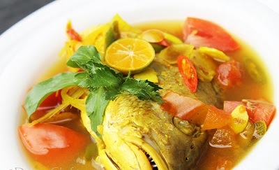 Cara memasak ikan kakap kuah kuning yang enak, resep ikan kakap kuah kuning