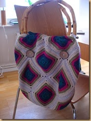 white crochet bag