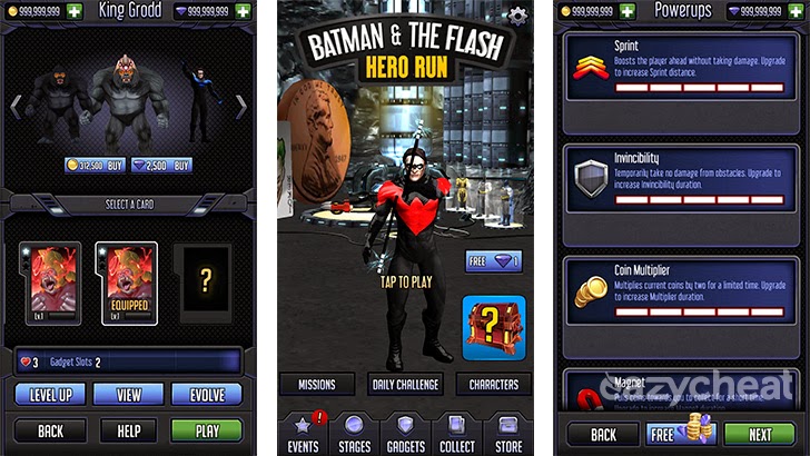 Batman & The Flash: Hero Run Cheats