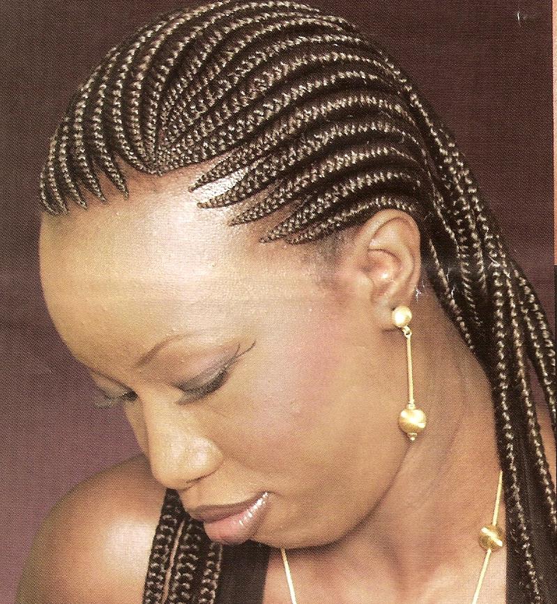 micro braids hairstyle. raiding hairstyles.