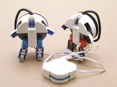 Earbuds Headphones on Optimarcus Prime S Transformers  June 2008