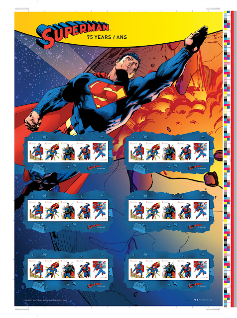 2013 Canada Post - Superman 75th Anniversary - Souvenir Sheet