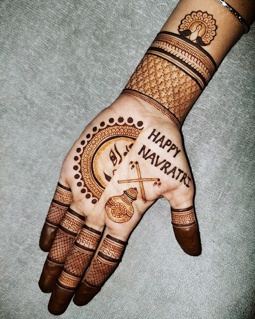 Navratri Mehndi Design