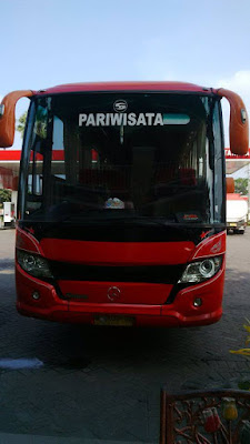 Foto Bus Purnama Merah Scorpion King Pariwisata