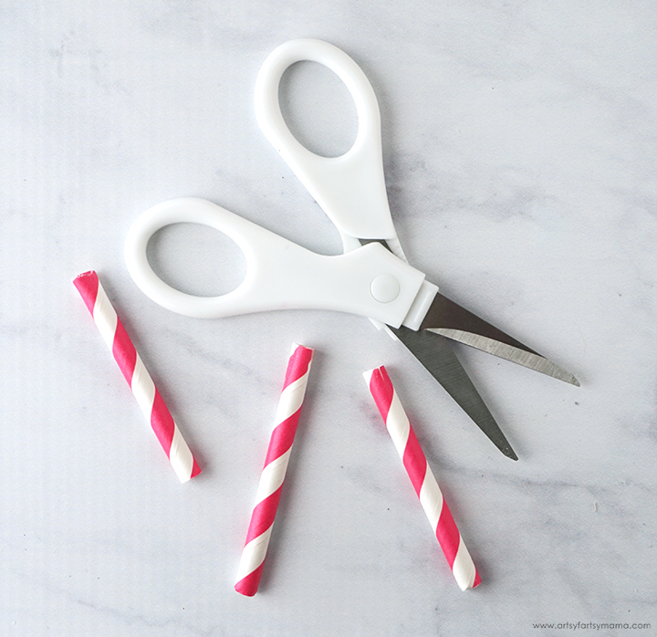 DIY Birthday Cake Box Paper Straws