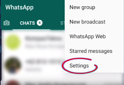 cara mengaktifkan mode gelap whatsapp / wa