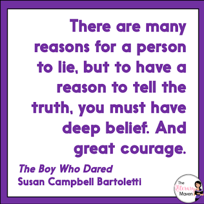 The Boy Who Dared is a novel based on the true story of Helmuth Hübener, the youngest person to be sentenced to death (by guillotine) by the Nazis during World War II. As Hitler rises to power, Helmuth becomes increasingly uncomfortable with what it means to be a German. 