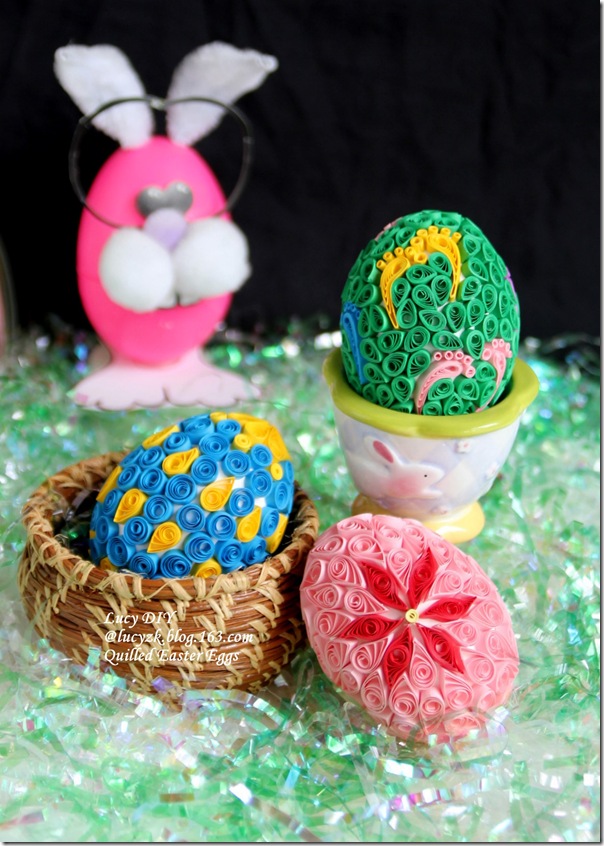 衍纸复活节彩蛋Quilled Easter Eggs