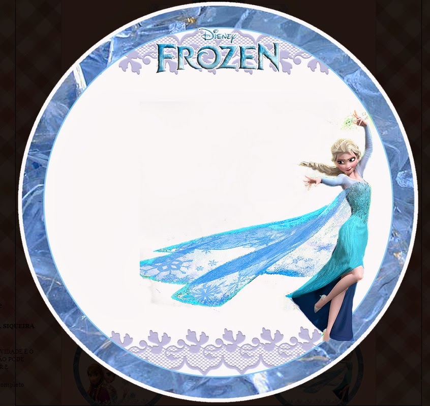 Frozen: Free Printable Toppers. | Oh My Fiesta! in english