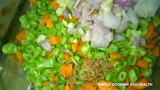 Vegetables for the soup