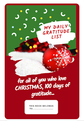 Daily Gratitude Journal for Kids - 100 Days of Gratitude Journal: Christmas Theme