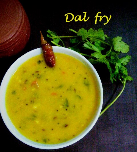 Dal fry is a healthy side dish for roti. This dal fry can be quickly prepared and almost everyone in your family, including kids love this creamy dal. For this dal fry I have used both moong dal and toor dal. This dal fry is a perfect side dish for roti during winter season. In this winter, you can enjoy this warm dal fry and roti or rice with your family and friends. 