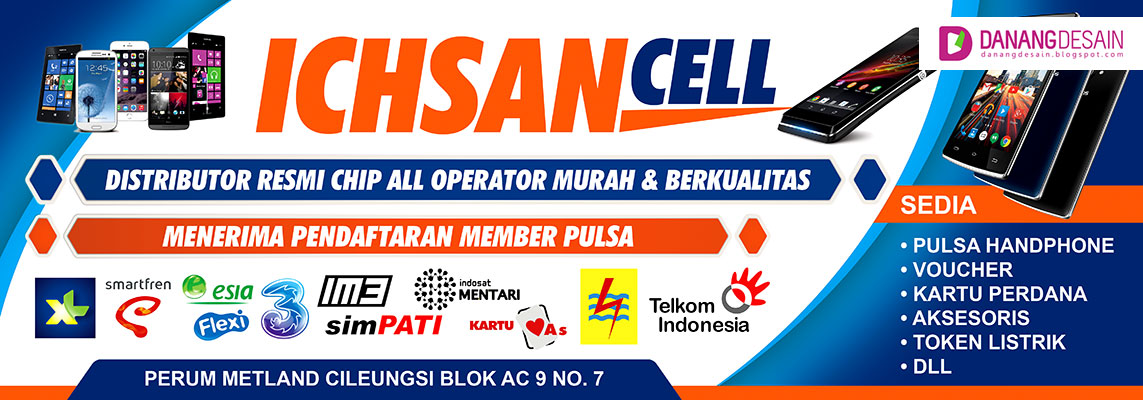  Contoh  Desain  Banner atau Spanduk  Cellular Konter  Contoh  