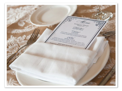 real wedding printable diy menu card design divinity Ready made water 