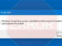 How to Fix Windows Script Host Access is Disabled on This Machine