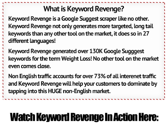 Keyword Revenge - Google Suggest Keyword Tool 