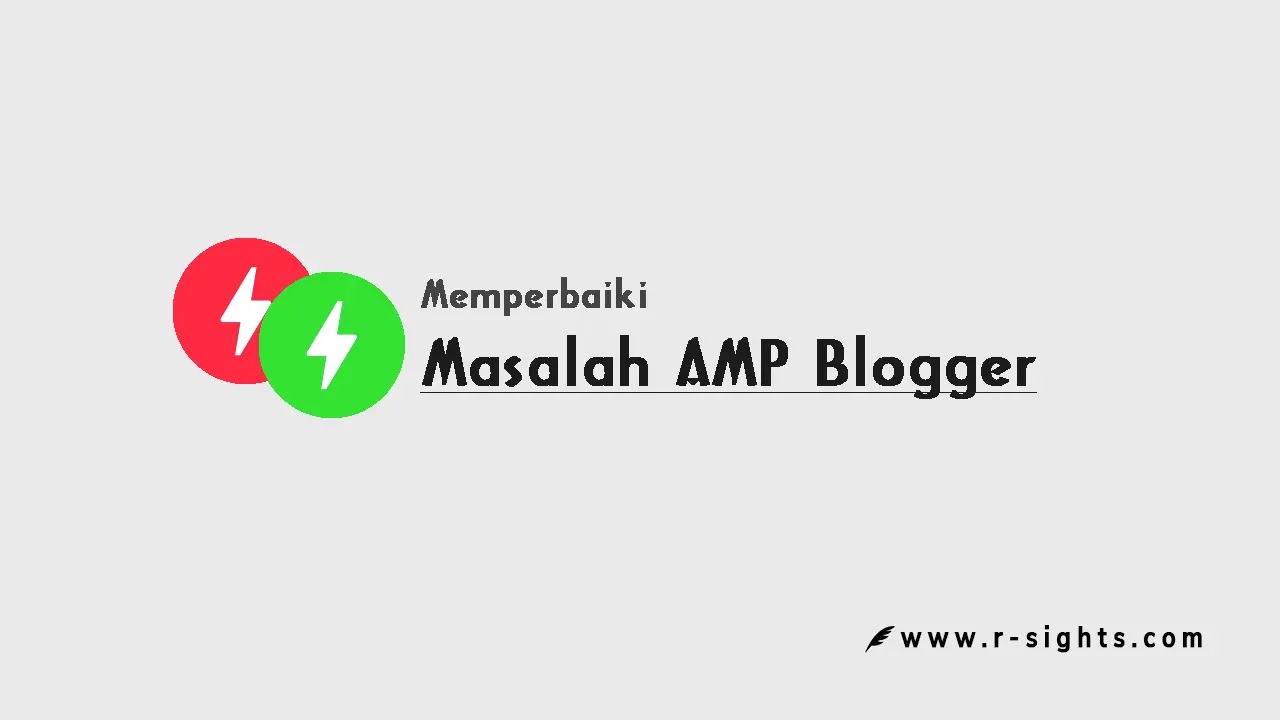 Fix error amp blogger