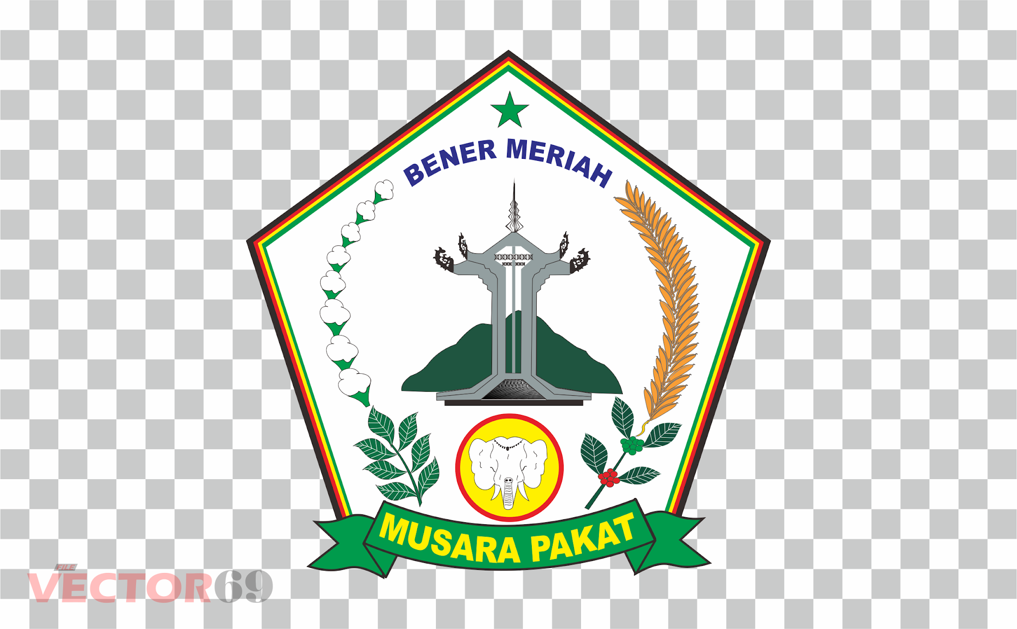 Kabupaten Bener Meriah Logo - Download Vector File PNG (Portable Network Graphics)