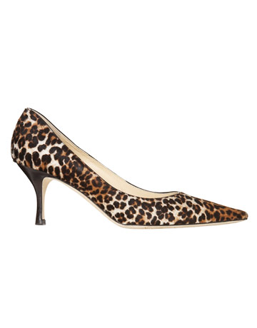 Leopard print pony hair Jimmy Choo pumps available at Saks