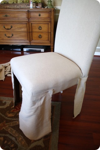 DIY chair skirt