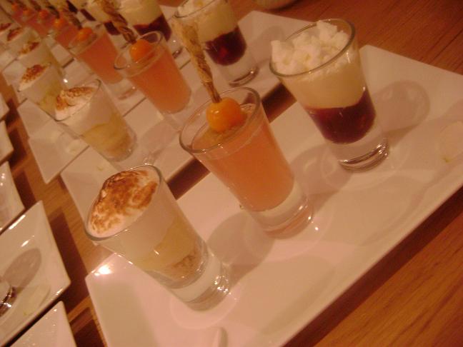 make Shot+glass+desserts