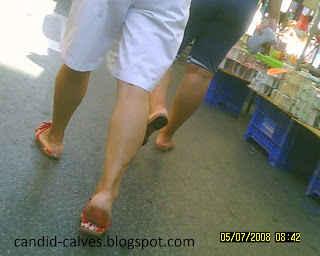 milf candid calves